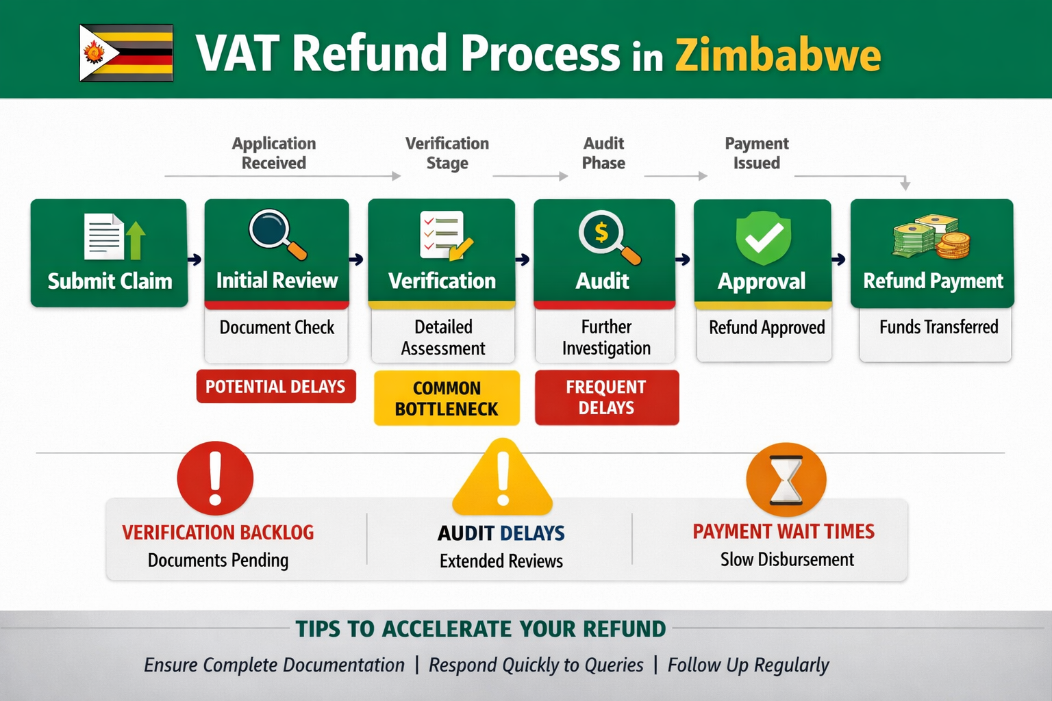 VAT Refunds in Zimbabwe: Why Your Claim Is Stuck and How to Accelerate It